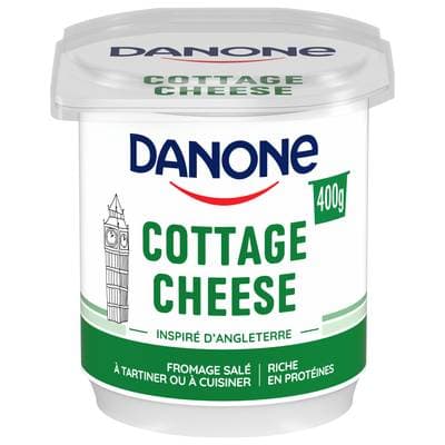 Danone Cottage cheese - Fromage salé à tartiner ou cuisiner, 150g