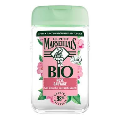 Le Petit Marseillais Gel Douche Bio Rose Sauvage, 250ml