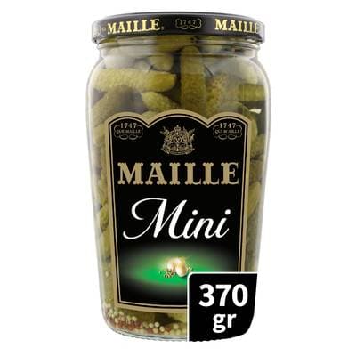 Maille Mini cornichons petits croquants Saveur Originale en bocal, 370g