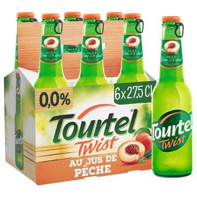 Tourtel Twist pêche 0.00°, 6x27,5cl