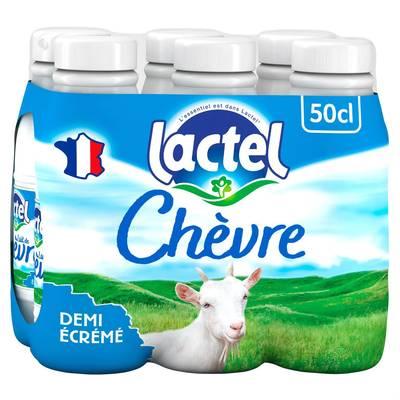 3428273140068 - Lactel - Lait de chèvre 1/2 écrémé stérilisé UHT