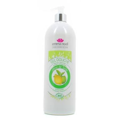 Emma Noel Gel Douche au Citron de Sicile Cosmébio, 1L