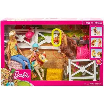 0887961691368 - Barbie - Mattel - Barbie et chelsea amies des chevaux
