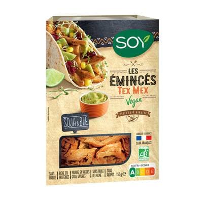 Soy Emincés Tex Mex Vegan Bio, 150g