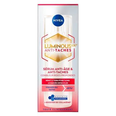 Nivea Sérum Anti-âge Anti-Taches Luminous 630° Cellular, 30ml