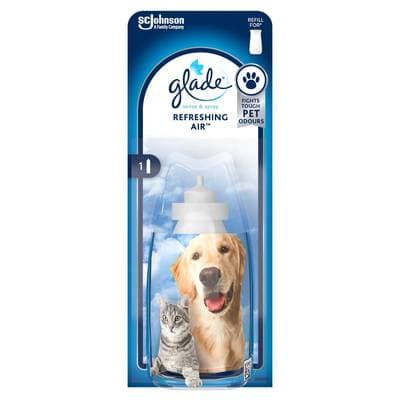 Glade Désodorisant Combat les odeurs d'animaux recharge, 18ml