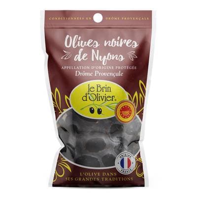 Le Brin d'Olivier Olives Noires de Nyons AOP, 150g