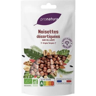 Pronatura Noisettes décortiquées de Turquie Bio, 250g