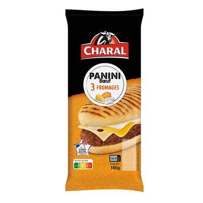 Charal Panini Boeuf 3 Fromages, 165g