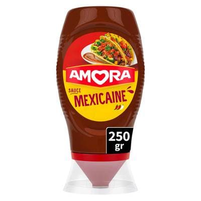 Amora Sauce Mexicaine aux piments et poivrons, 266g