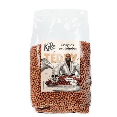 Koro Crispies Protéinées au cacao - Teddy Riner, 250g