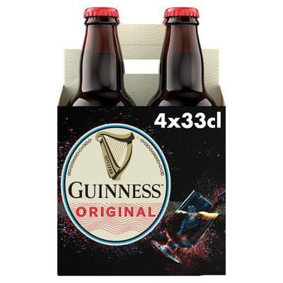 Guiness Bière brune original  5°, 4x33cl