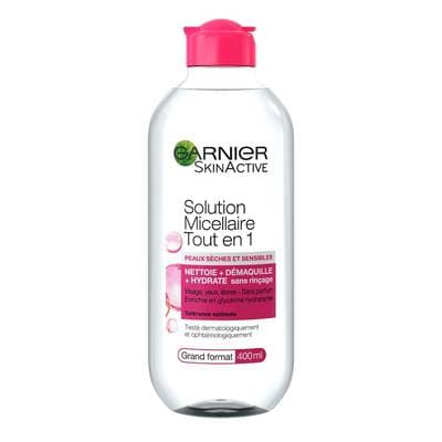 Garnier SkinActive  Micellaire Tout en 1 Peaux Sèches & Sensibles, 400ml