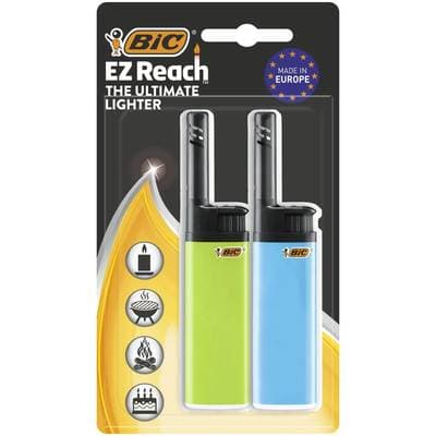 Bic Briquet Utilitaires Compacts Multi-Usages EZ Reach, 2 briquets