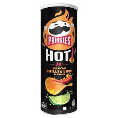 Pringles Chips Tuiles HOT Mexican Chilli & Lime, 160g