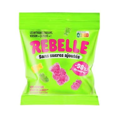 Rebelle Bonbon Oursons acidulés, 50g