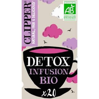 Clipper Infusion Détox Bio, 20 sachets