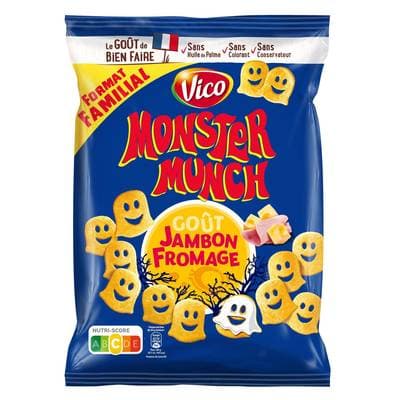 Monster Munch Chips jambon fromage, 135g