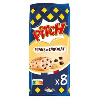 Pasquier Pitch aux Pépites de Chocolat, 8 brioches - 300g