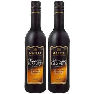 Maille Vinaigre balsamique de Modène IGP en bouteille, Lot de 2x50cl