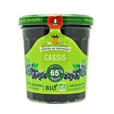 Comtes de Provence Confiture de Cassis Bio, 350g