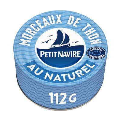 Petit Navire Morceaux de Thon au Naturel, 112g