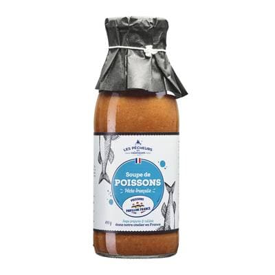 Les Pêcheurs des Calanques Soupe de Poissons Pavillon de France en bouteille, 50cl