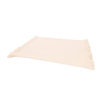 Point virgule Set de table en coton 100% recyclé blanc, 45 x 35 cm