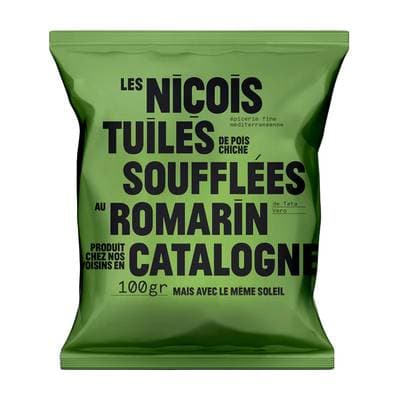 Les niçois Tuiles de Pois Chiche au Romarin, 100g