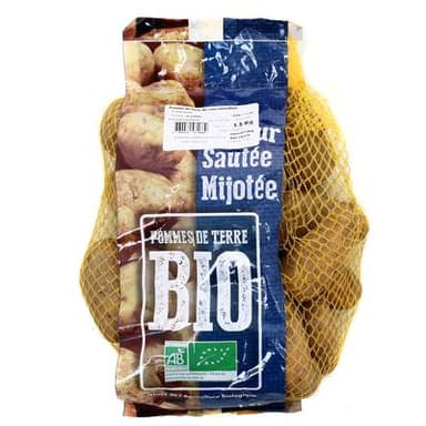 Les Paysans Bio Pomme de Terre Bio, Filet de 1,5kg