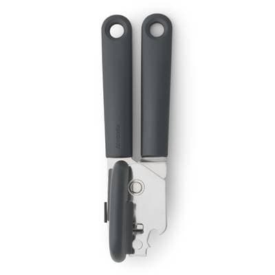 Brabantia Ouvre-boîte plus décapsuleur - Dark Grey