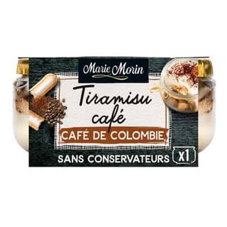 Marie Morin Tiramisu au café de Colombie, 80g
