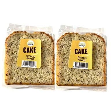 Good Eating Loaf Cake au Citron et Pavot, Lot de 2x85g
