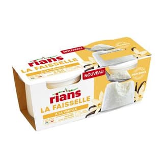 Rians Faisselle à la vanille, 2x100g