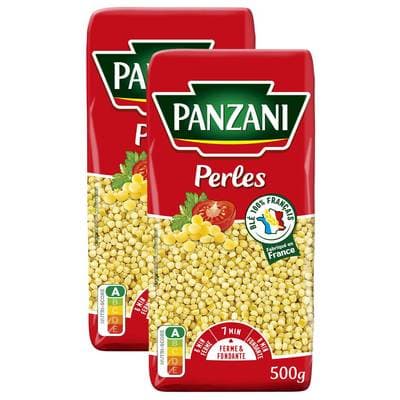 Panzani Pâtes Perles, Lot de 2x500g