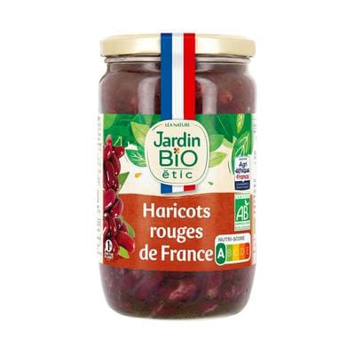 Jardin Bio Etic Haricots rouges à la sauge Bio en bocal, 395g