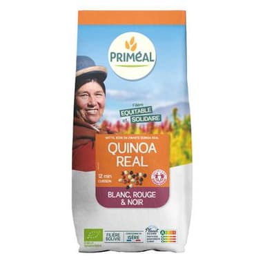 Priméal Trio de Quinoa bio de Bolivie, 500g