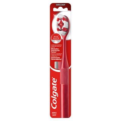 Colgate Brosse à dents souple Max white ultra, 1 pièce