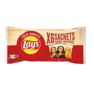 Lay's Chips multipack aromatisé, 160g