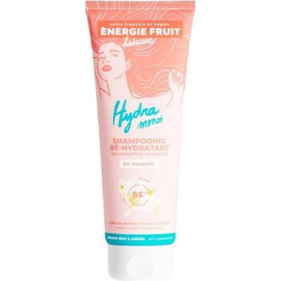 Energie Fruit Shampooing au monoï et à l'huile de Macadamia Bio pour cheveux abimés, 250ml