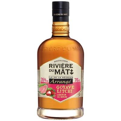 Rivière du Mat Rhum arrangé goyave litchi 35°, 70cl