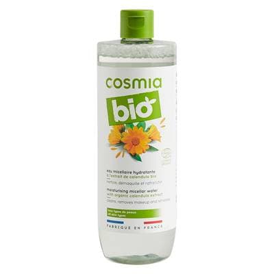 COSMIA BIO Eau micellaire hydratante à l'extrait de calendula bio, 500ml