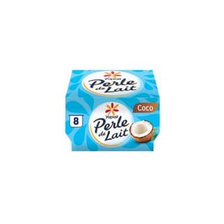 Perle de lait Yaourt Noix de Coco, 8x125g