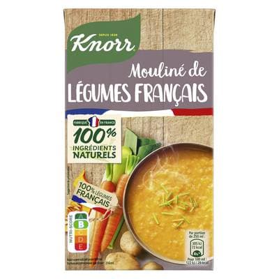 Knorr & La Potagère Soupe Mouliné de Légumes Français, 1L
