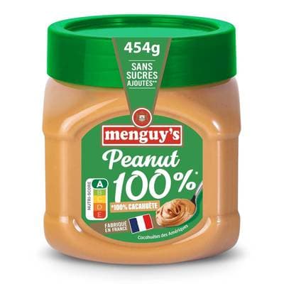 Menguy's beurre de cacahuete 100%, 454g