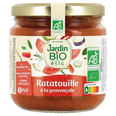 Jardin Bio Etic Ratatouille à la Provençale Bio en bocal, 400g