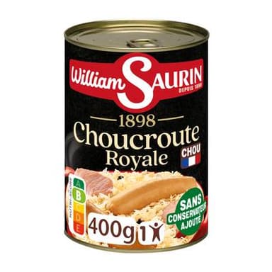 William Saurin Choucroute Royale au Riesling, 400g