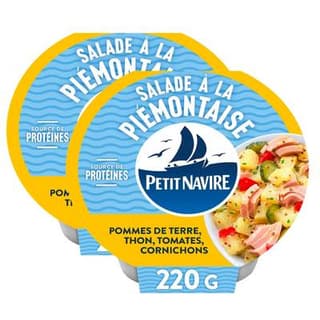 Petit Navire Salade à la Piémontaise en conserve, Lot de 2x220g