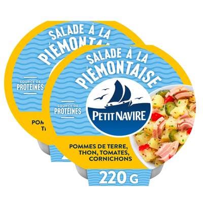 Petit Navire Salade à la Piémontaise en conserve, Lot de 2x220g