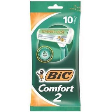 Bic Rasoirs jetables Confort 2 lames, 10 pièces